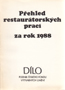 Název : Přehled restaurátorských prací za rok 1988